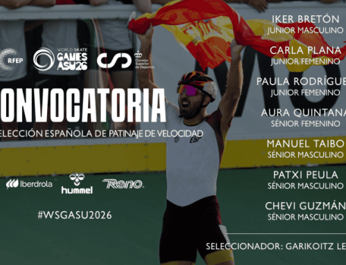 Espanha anuncia convocatória de patinagem de velocidade em linha para os World Skate Games 2026 no Paraguai